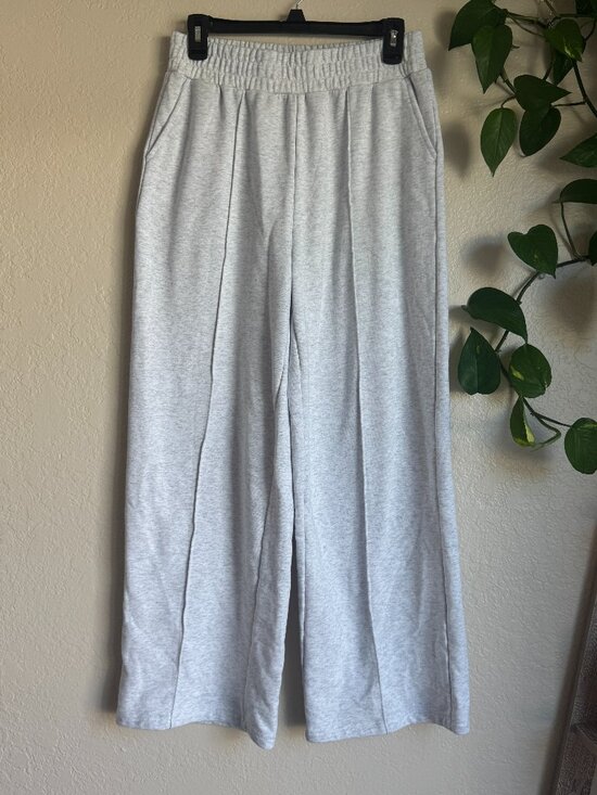 Automet Pants - AUTOMET Wide Leg Sweatpants Gray Drawstring Lounge Pants Women’s Medium